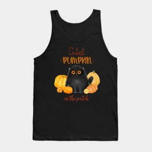 chonky black cat Tank Top